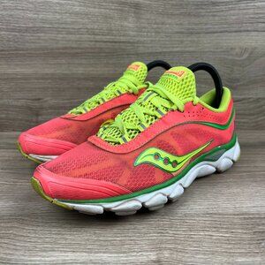 SAUCONY Virrata Grid Pink Green Sneaker Shoe